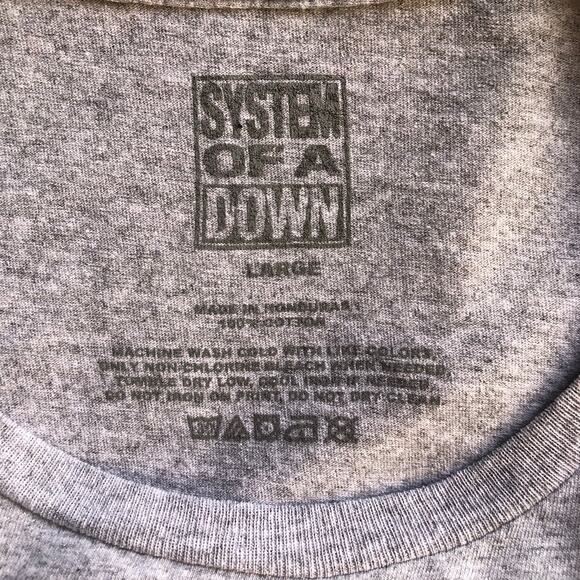 System Of A Down Liberty Bandit Sweatshirt Gray Crew Neck Long Sleeve Unisex LG - Picture 7 of 7